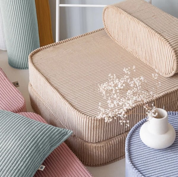 Lotus Fitilli Berjer Katlanan Açılan Yataklı Yer Minderi