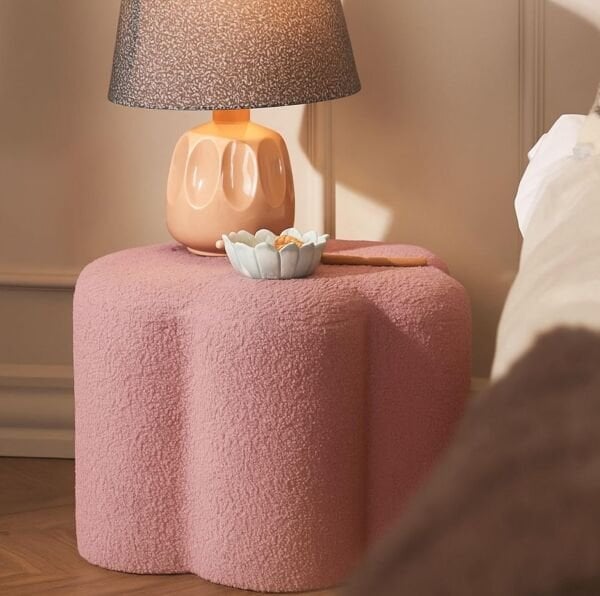 Daisy Papatya Teddy Pembe Peluş Puf