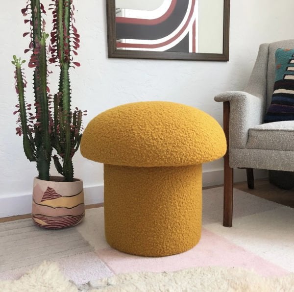 Mushroom Mantar Puf Teddy