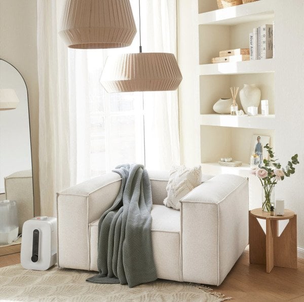 Frida Modüler Tekli Koltuk, Berjer, Keten 130 cm