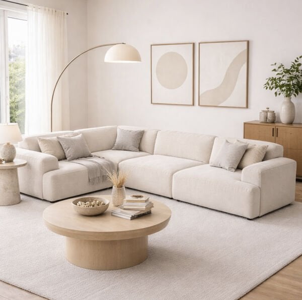Molly 4 Modül Köşe Koltuk, Babyface 210x290 cm