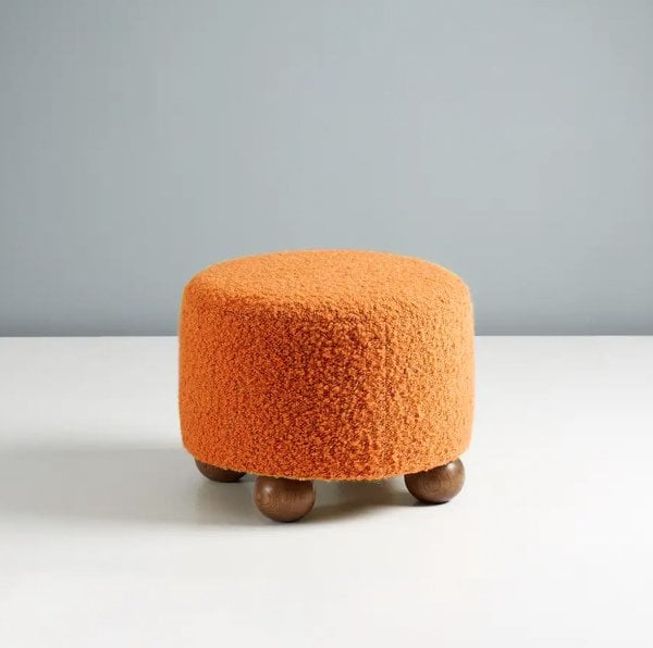 Sunset Top Ayaklı Tedy Puf