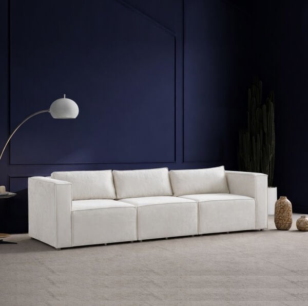 Boho Mini 3 Modül, Kanepe Koltuk Sırt Minderli, Babyface 240cm