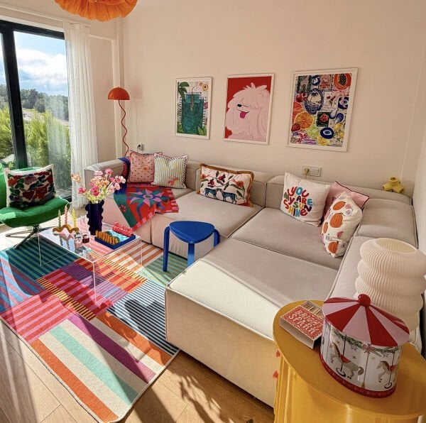 Frida 4 Modül Pofidik Modüler Kanepe L Köşe Koltuk Takımı, Yönsüz Kadife, 290x185