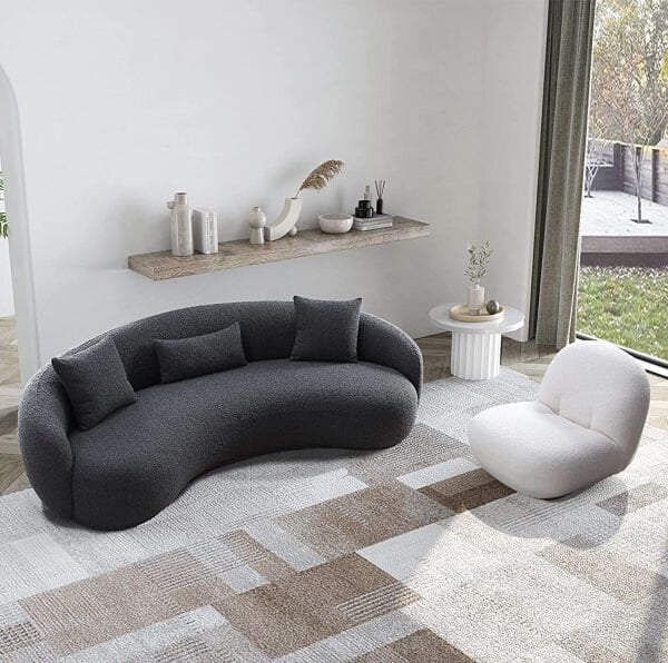 Oliver Teddy Fasulye Koltuk Takımı