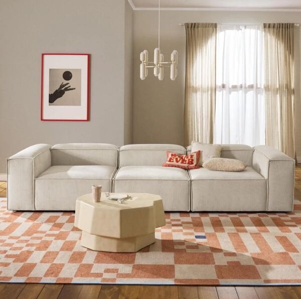 Frida Modüler Köşe Koltuk Takımı 3 Modül Fitilli