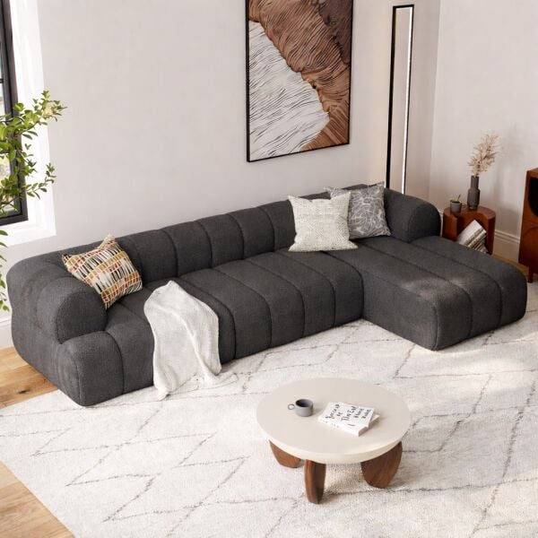 Cozy Pofidik Modüler Kanepe, L Köşe Teddy
