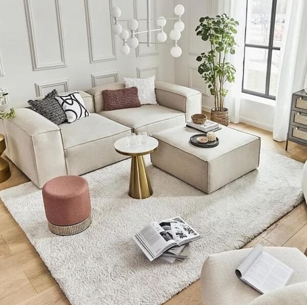 Frida 3 Modül Mini Köşe (2 Modül + Puf)