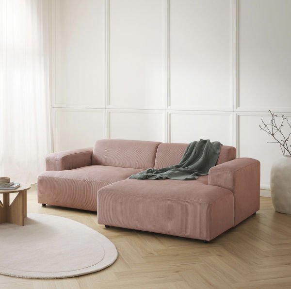 Molly Mini 2 Modül Köşe Kanepe Köşe Koltuk Fitilli