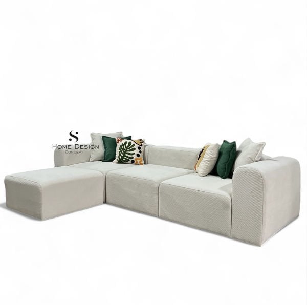 Pietro 4 Modül Modüler Kanepe Köşe Koltuk Takımı Fitilli