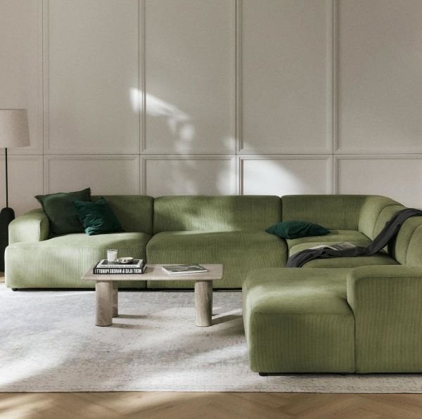 Molly Xl Modüler Köşe Koltuk Takımı Fitilli