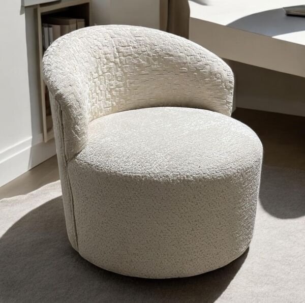 Cherry Desenli Teddy Döner Berjer