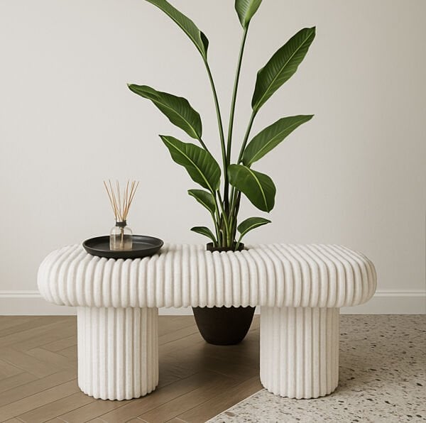 Heaven Fitilli Teddy Puf Bench