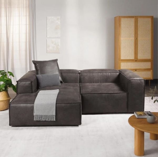 Frida 2 Modül Mini Köşe Kanepe Nubuk