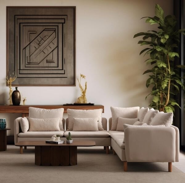 Luna 5 Modül Köşe Koltuk, Babyface 270x270 cm